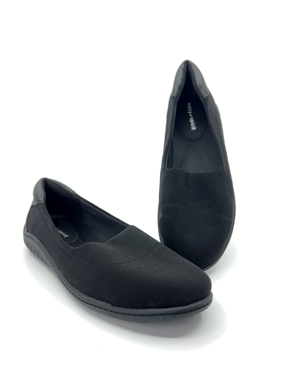 Easy Spirit Gift Slip-On Flats Black 7.5M